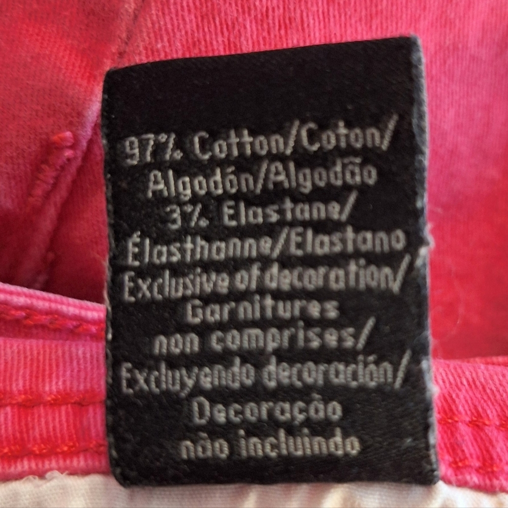 Calvin Klein Women's Vibrant Pink Skinny Crop Jeans Sz 30/10 *S - Picture 5 of 6
